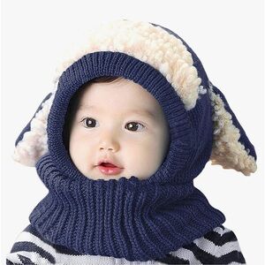 Baby Winter Hat/Scarf Earflap Hoodie